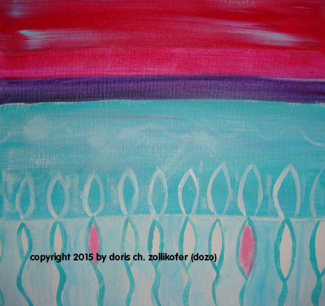 acryl auf leinwand, bild von dozo