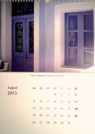 kalender doris zollikofer august