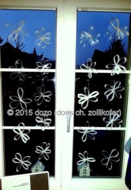 papiervorhang von dozo (blumen)